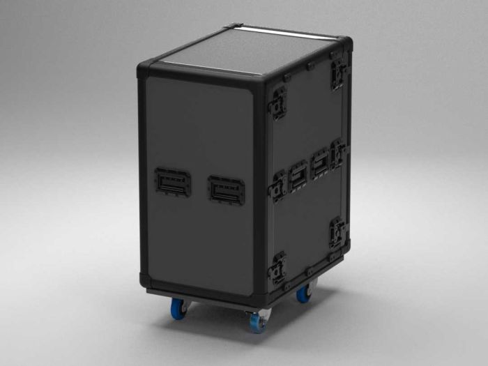 19" Exo Rack Case 20U, 574 x 934 x 972 mm, porte double, avec roulettes