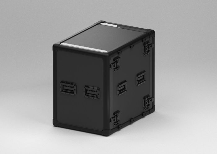 19" Exo Rack Case 14U, 574 x 804 x 750 mm, porte double