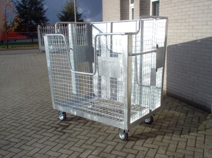Conteneur grillagé sur roues grand volume 2000 litres