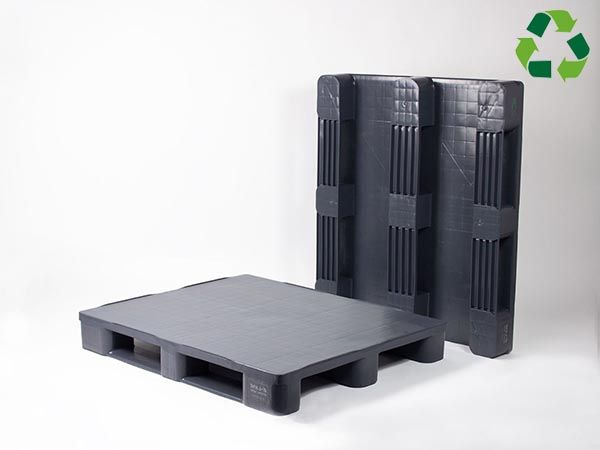 Palette plastique 1200x1000 pleine salle blanche 5000/1250/750kg