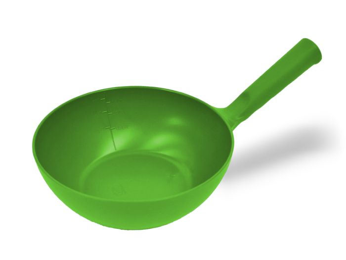 Pelle alimentaire plastique, ronde 220x80x360 vert