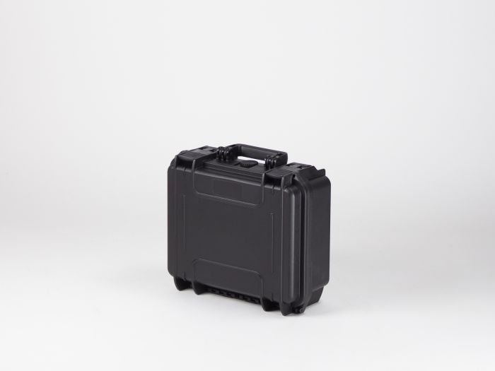 Valise plastique étanche avec mousse, 336x300x148 mm, noir