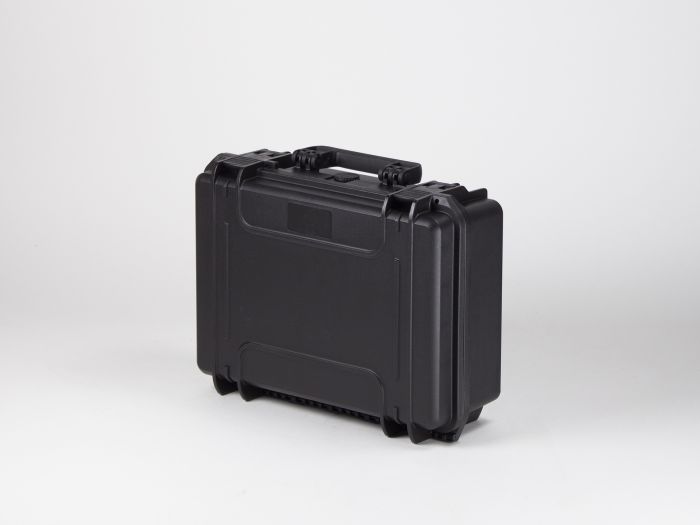 Valise plastique étanche avec mousse, 446x366x176 mm, noir