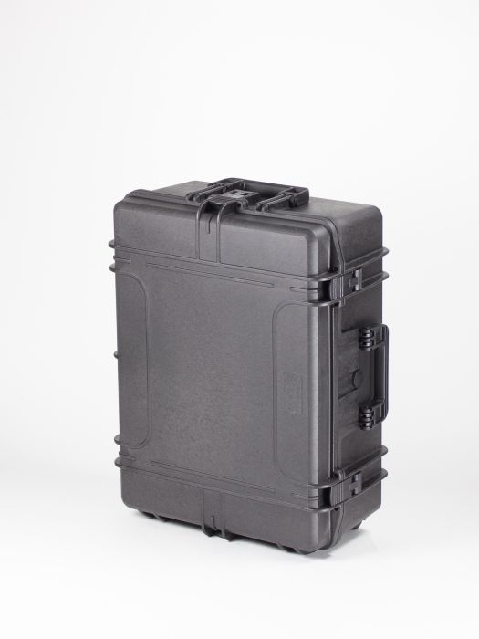 Valise trolley plastique étanche avec mousse, 687x528x286 mm, noir