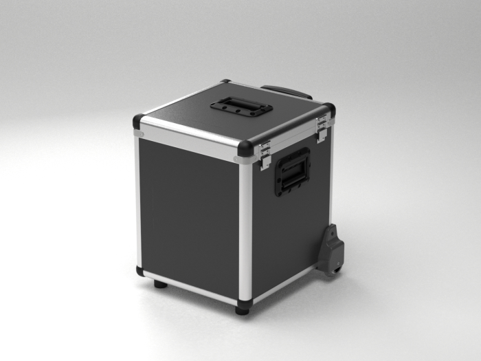 Smart Case avec roues et poignée rétractable, de dimensions 400x400x450 mm, 72 L