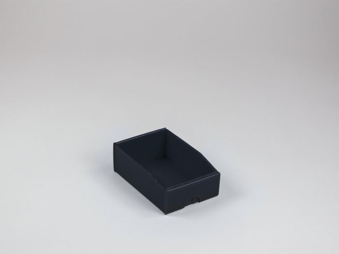 Bac à bec polypropylène alvéolaire 180x120x65 mm NOIR 25 pièces