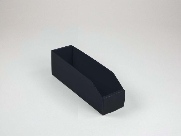 Bac à bec polypropylène alvéolaire 280x90x105 mm NOIR 25 pièces
