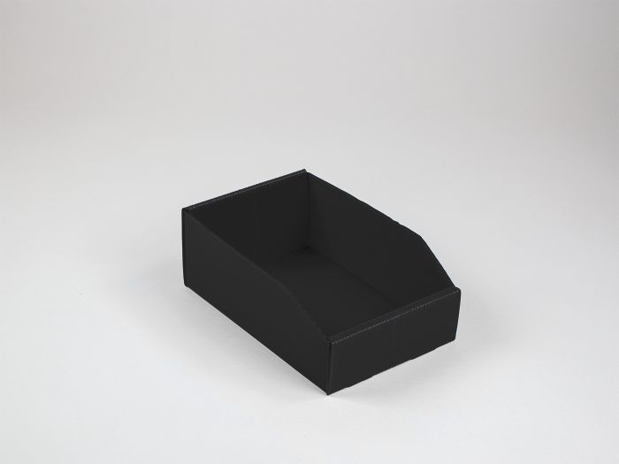Bac à bec polypropylène alvéolaire 280x180x105 mm NOIR 25 pièces