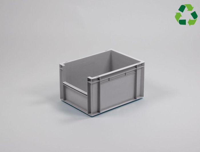 Bac plastique ouverture frontale 400x300x230 mm 20L Storebin