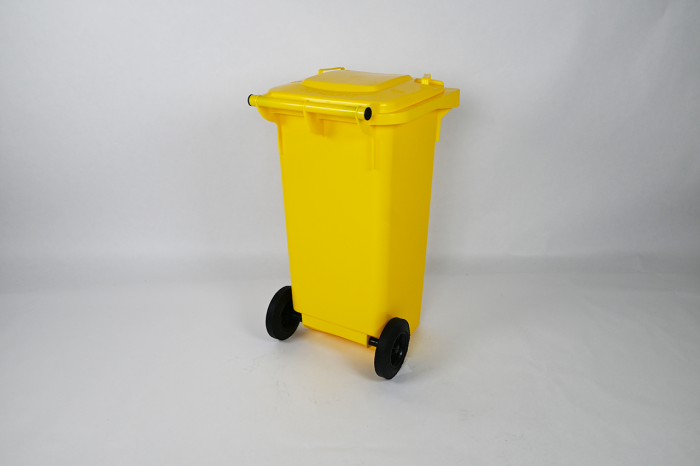 Apport Volontaire Tri Dechets Poubelle Jaune Poubelle 120 Litres
