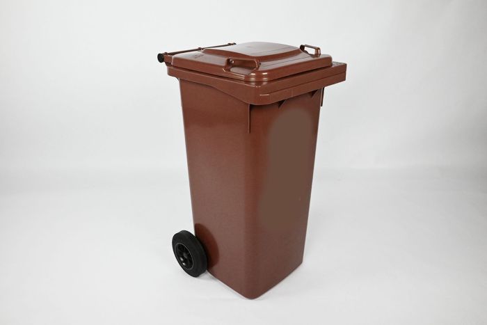 Poubelle 120 litres MARRON
