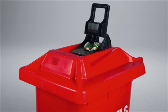 MGB 240L couleur rouge avec presse-canettes