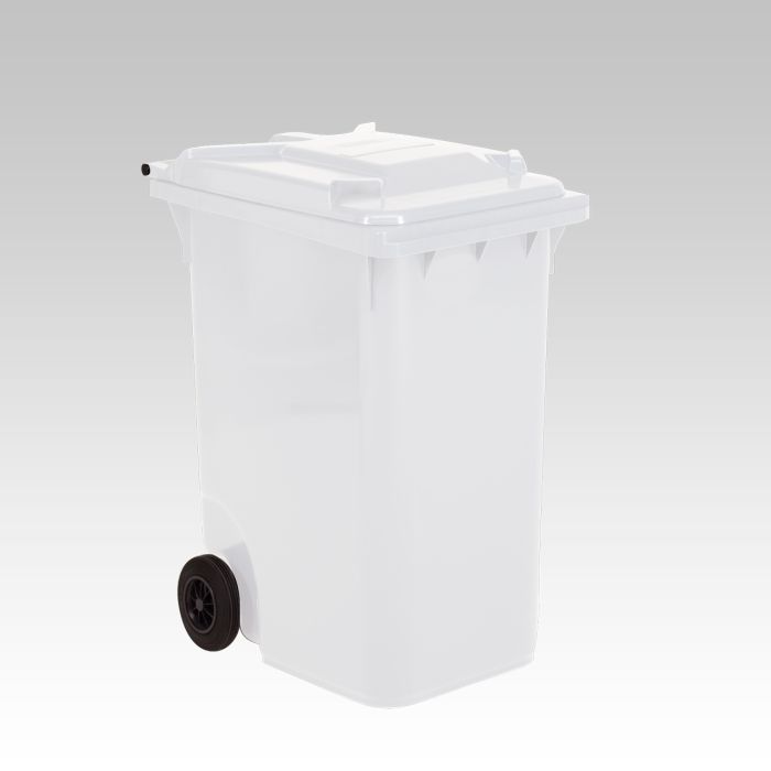 Conteneur à déchets 360 litres blanc