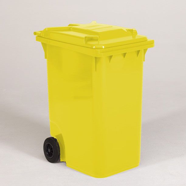 Conteneur poubelle 360 litres JAUNE