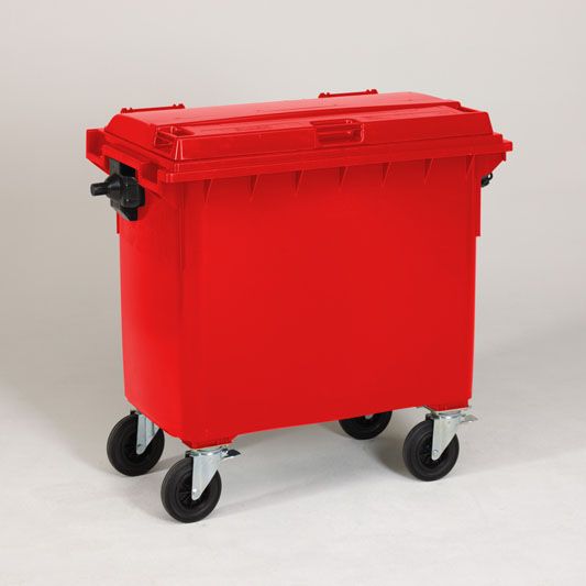 Conteneur poubelle 660 litres 1370x784x1215 mm ROUG