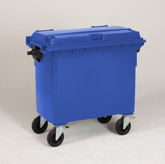 Conteneur poubelle 660 litres BLEU