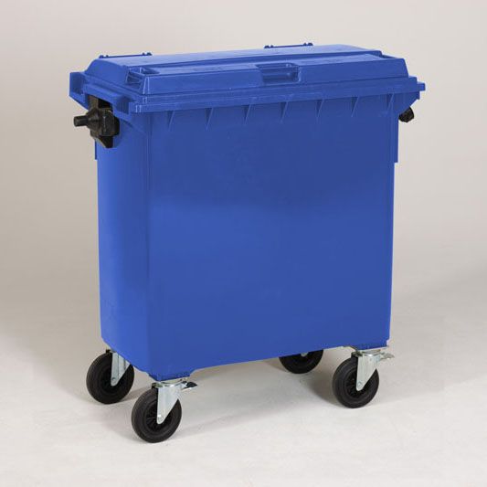 Conteneur poubelle 770 litres BLEU