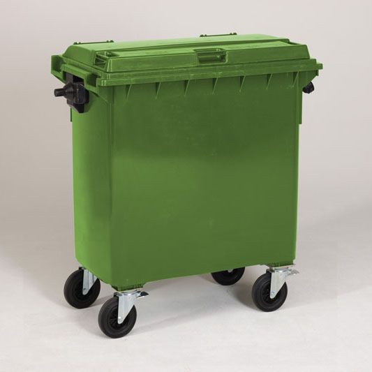 Conteneur poubelle 770 litres VERT