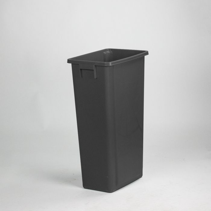 Poubelle tri sélectif 80 L 460x320x762 mm sans couvercle noir