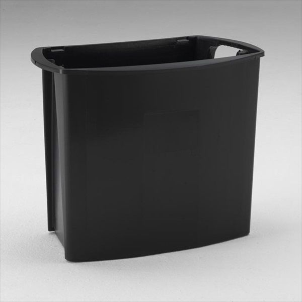 Corbeille poubelle bureau tri selectif 32 lt noir