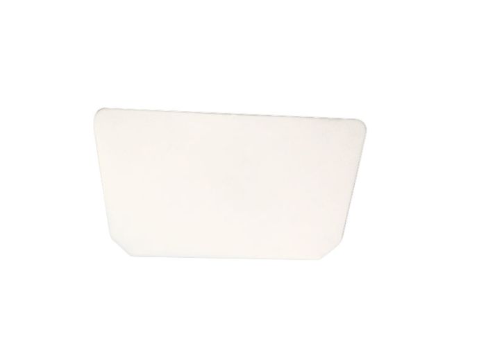 Grattoir plastique alimentaire grand flexi 230x118 mm, blanc