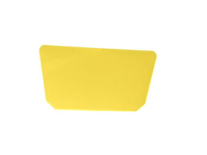 Grattoir plastique alimentaire  grand flexi 230x118 mm, jaune