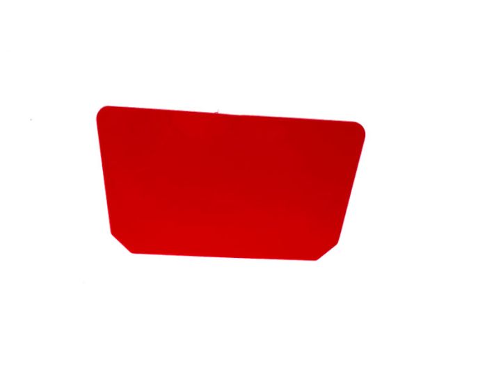 Grattoir plastique alimentaire grand flexi 230x118 mm, rouge