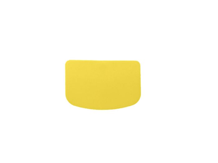 Grattoir plastique alimentaire  flexi, 150x97 mm, jaune