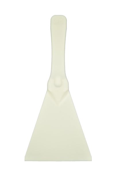 Grattoir plastique alimentaire grand flexi 100x250 mm, blanc