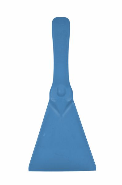 Grattoir plastique alimentaire grand flexi 100x250 mm, bleu