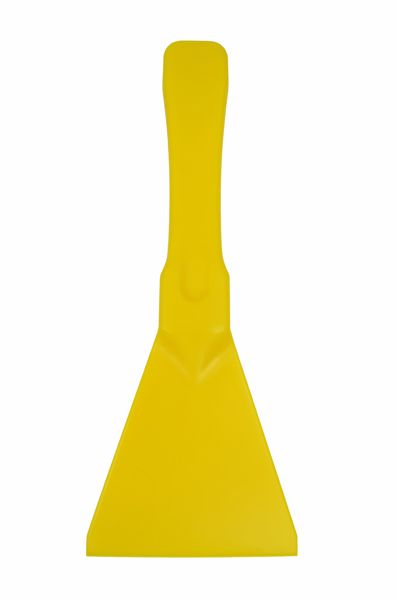 Grattoir plastique alimentaire flexi 75x205 mm, jaune