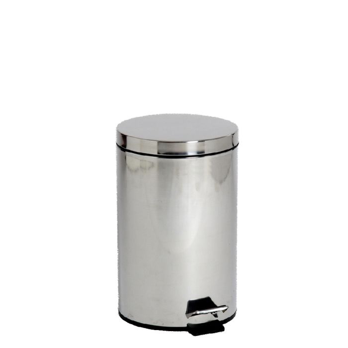 Poubelle salle de bain inox 12 litres