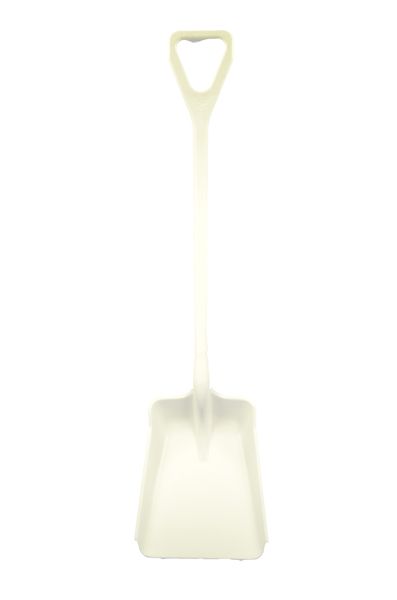 Pelle alimentaire plastique etroite 1107x362x347 mm, blanc