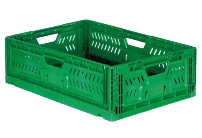 Bac plastique pliable agricole 41 L 60x40x20 cm VERT