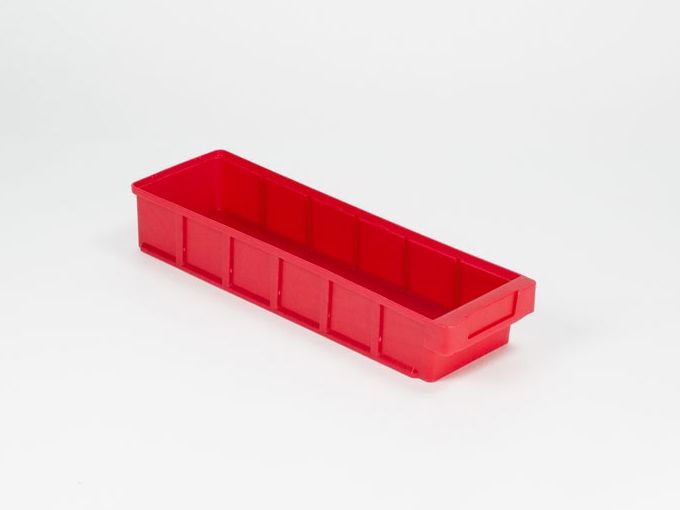 Bac de rangement tiroir à compartiments 500x152x83 mm ROUGE