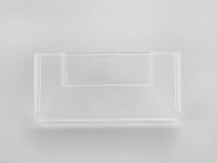 Séparateur transparant 152x83 mm VKB avec porte étiquette