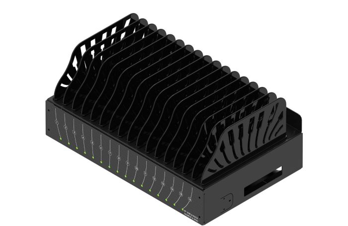Hub USB de charge et de synchronisation de 16 ports pour bureau
