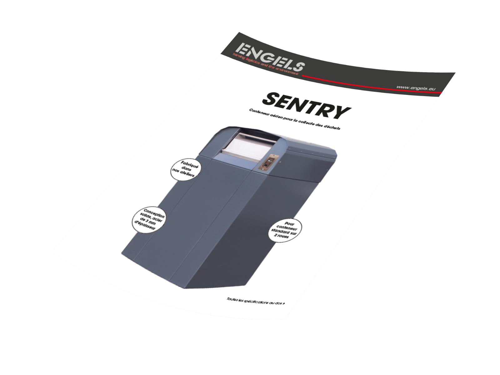 Sentry afvalcontainer