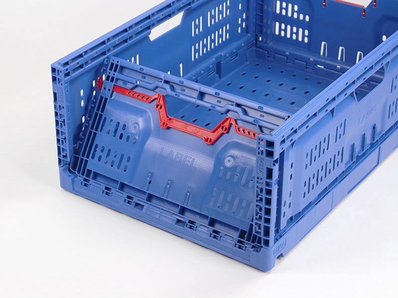 Cagette plastique pliable à verrouillage