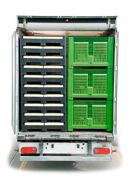 Caisse palette pliable alimentaire