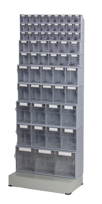 Casier rangement visserie professionnel avec bacs basculants Casier rangement visserie professionnel avec bacs basculants