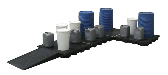 Plateforme de rétention plastique