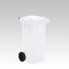 Conteneur poubelle 120 litres BLANC
