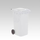 Conteneur poubelle 240 litres BLANC