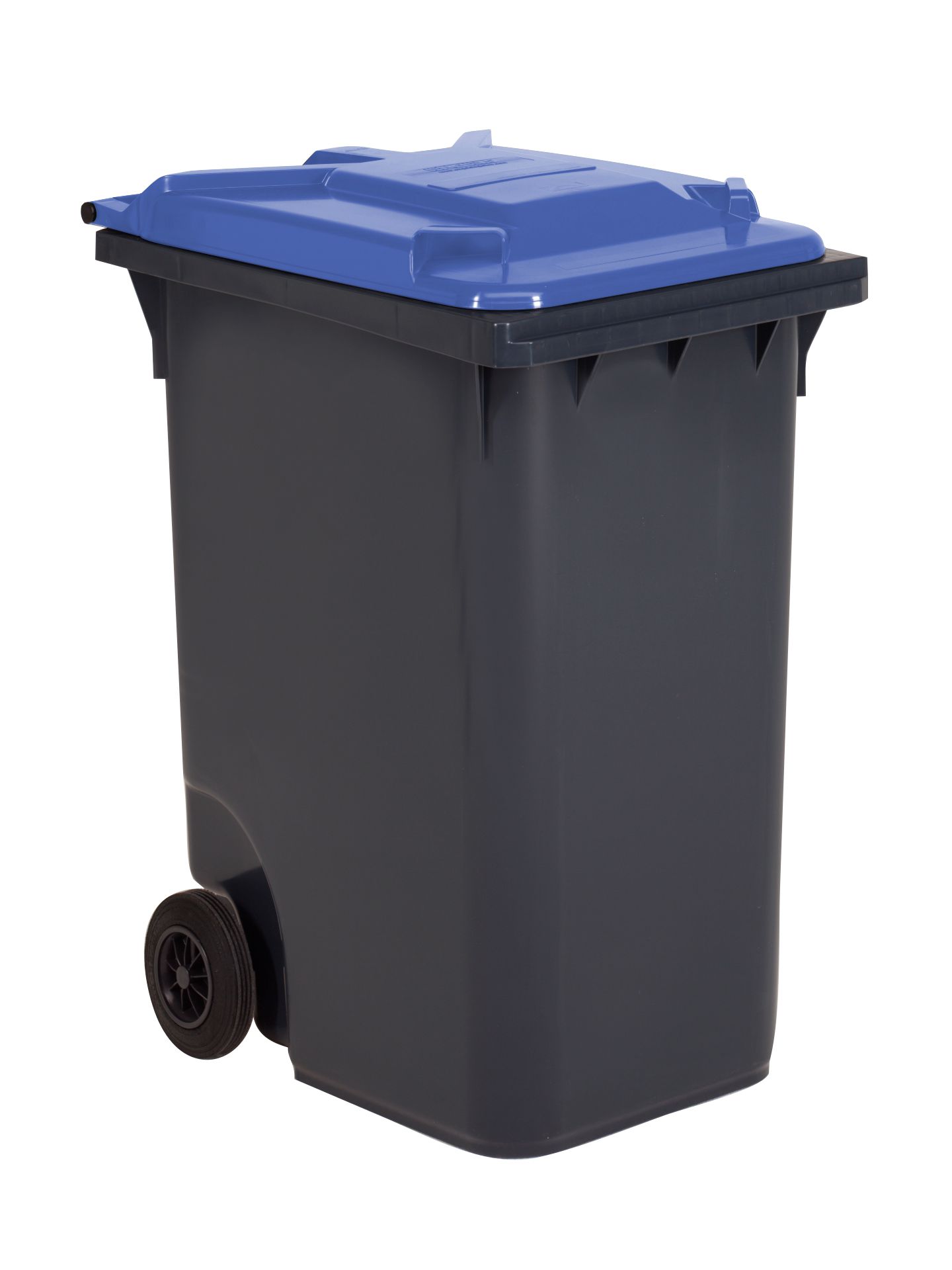 Poubelle Conteneur extérieur Conteneur à déchets Collecteur de déchets Bleu Conteneur à déchets en plastique 360 litres 